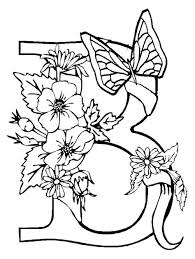 The best free, printable butterfly coloring pages! Coloring Pages Flower And Butterfly Creative Art