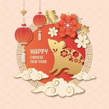 Chinese New Year In Paper Style In 2020 Chinese New Year Card Chinese New Year Happy Chinese New Year