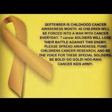 September is childhood cancer awareness month! Quotes About Childhood Cancer 50 Quotes