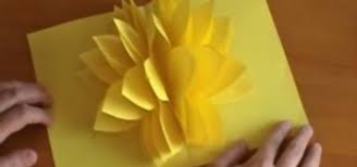 Making them pop up is easily done with some extra paper and glue. How To Make An Amazing Pop Up Yellow Flower Papercraft Wonderhowto