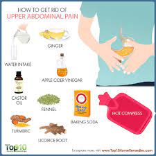 How To Get Rid Of Upper Abdominal Pain | Top 10 Home Remedies