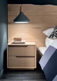 Cheerfully chunky and disarmingly rustic, this beautiful nightstand has been crafted from solid pine and given a distressed finish. Bedside Table In Solid Wood With Two Drawers Fast By Altacorte Bedside Table Design Bedroom Furniture Design Drawer Design