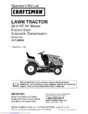 Purchase maintenance and replacement engine parts today. Craftsman 28990 Yt 4500 26 Hp 54 Yard Tractor Manuals Manualslib