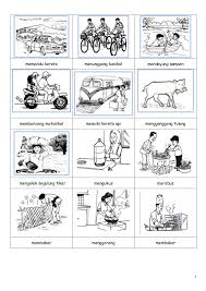 Gambar Kosa Kata Malay Language Indonesian Language Kindergarten Reading Activities