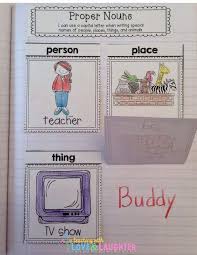 Teaching With Love And Laughter First Grade Interactive Notebooks Interactive Notebooks Grammar Interactive Notebook Nouns First Grade