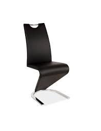 Stuhl schwarz leder optik mit lehne armlehne industrial design esszimmer. Esszimmerstuhl Sergio In Leder Mit Metallfuss