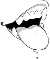 Check spelling or type a new query. Manga Anime Mouth Fangs Sticker By Raven