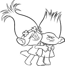 Princess Poppy And Branch Coloring Page From The Thousands Of Pictures On The Interne Poppy Coloring Page Coloring Pages Inspirational Cartoon Coloring Pages