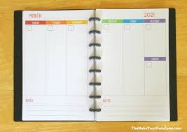 Optionally with marked federal holidays and major observances. 2021 Free Printable Planner Pages The Make Your Own Zone