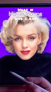 Marilyn Monroe as a man ! #marilynmonroe