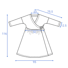 型紙 作り方 カシュクールワンピース ハンドメイド洋裁ブログ yanのてづくり手帖 簡単大人服 子供服 小物の無料型紙と作り方 服の型紙 ワンピース 型紙 無料 ナチュラルな服