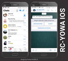 Download Whatsapp Mod Ios 12 Terbaru Rc Yowa V 7 70 Di Semua Android Firman Inside