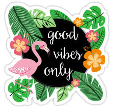 Good Vibes Only Inspirational Motivational Quote Typography Tropical Design Sticker By Vanessavolk Good Vibes Only Quote Stickers Good Vibes