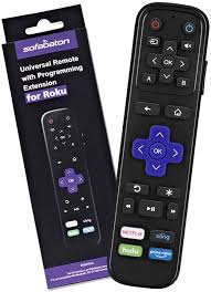 Some models of remotes can be unlocked by simultaneously pressing the exit buttons and the numbers 9 and 1.also suitable is the option of pulling out the batteries, and when they are inserted, the power button should be held down. Amazon Com Sofabaton R2 Universal Remote For Roku Remote Control Replacement 13 Extra Ir Learning Power Volume Mute Button For Roku 1 2 3 4 Premier Express Ultra Not For Roku Stick Roku Tv Roku Game