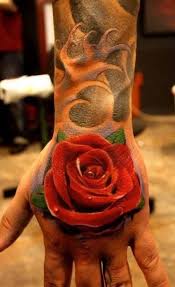 A person who wants to pay tribute to multiple loved ones may have a set of red roses, each representing an individual. 50 Amazing Rose Hand Tattoos