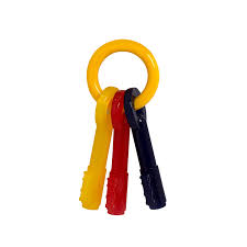 Nylabone just for puppies chicken flavored puppy dog ring bone teething chew toy Best Puppy Toys For Teething Soothing Gums And Aggressive Chewing