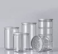 Pop Top Transparent Plastic Empty Easy Open Pull Ring Lid Jars End  Packaging Tuna Pet Cans for Food Canning