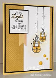 Monochromatic Light Cards Unity Stamps Light