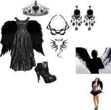 Designer Clothes Shoes Bags For Women Ssense Black Angel Costume Angel Costume Halloween Outfits