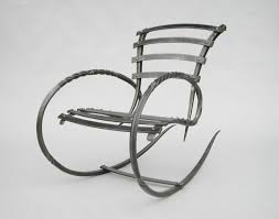 Organically Bent And Twisted Metal Multiple Textures Forging Metal Iron Decor Metal Chairs
