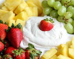 You only need four ingredients and five minutes to whip up this easy fruit dip recipe. Easy Cream Cheese Fruit Dip 5 Ingredients Lil Luna