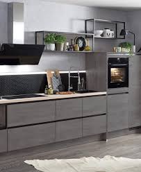 6 Cuisine Clara Beton Gris Ardoise Ixina Jpg Cuisine Ixina Cuisine Moderne Inspiration Cuisine Grise