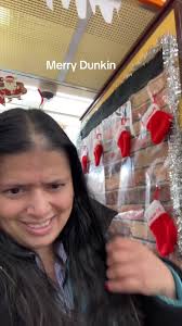 Decorating Dunkin Donuts for The Holiday