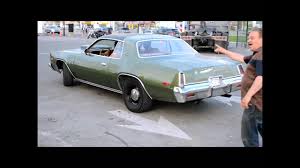 The seller claims that this 1975 plymouth fury is in virtually mint condition, and the photos supplied with the ad certainly seem to bare this claim out. 1975 Plymouth Fury Coupe Pulling In Youtube