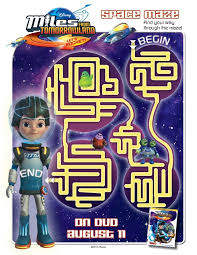 Miles and his family live on a spaceship. Miles From Tomorrowland Activity Coloring Pages
