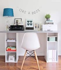 Ikea Hack Desk With Storage Shelves Pretty Providence Home Diy Apartment Decorating College Bedroom Ikea Desk Hack