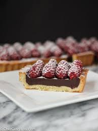 Raspberry Chocolate Tart Chez Cateylou Recipe Chocolate And Raspberry Tart Chocolate Tart Tart Recipes