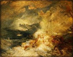 Crazed, parched and starved, they slaughtered mutineers, ate their dead companions and killed the weakest. with only one bag of biscuits, two casks of water, and several casks of wine, the people adrift experienced a hellish 13 days at sea. A Disaster At Sea Painting By Joseph Mallord William Turner