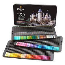 Castle Art Supplies 120 Colored Pencil Set For Artists Colored Pencil Set Castle Art Colored Pencils