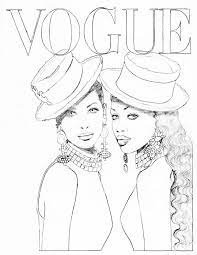 Et Si On Coloriait Les Plus Belles Couvertures De Vogue Paris Colorier Livre De Couleur Livre Coloriage