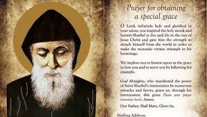 Prayer cards are used to build the child's faith vocabulary and prayer language. Printing Of Novena And Prayer Cards Family Of St Sharbel Usa