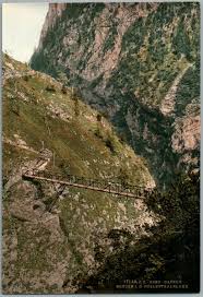 Vor 115 jahren wurde die höllentalklamm mit ihren wasserfällen und steilen felswänden zugänglich gemacht. Hollental Hollentalklamm Brucke Von Photographie Originale Original Photograph 1901 Fotografie Photovintagefrance