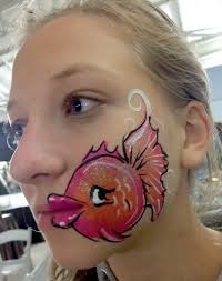 Cute And Easy Fish Face Paint Makeup Face Painting Face Painting Easy Face Painting Designs