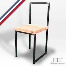 Annonces correspondantes préciser la recherche (29). Chaise Vales En Acier Brut Et Bois Massif Agtrema