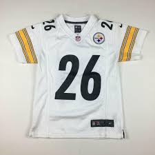 The #steelers are now activately shopping rb le'veon bell, sources say, making calls and doing due diligence. Nike Le Veon Bell Pittsburgh Steelers Football Jersey 26 Nfl White On Field Y S Sidelineswap