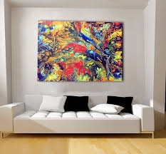 Colorful Bohemian Decor Abstract Wall Art Extra Large Canvas Oversized Print Unstretched C Large Art Prints Oversized Canvas Wall Art Extra Large Wall Art