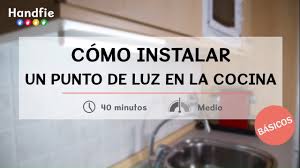 Lámparas de pared para cocina. Como Instalar Un Punto De Luz Led En La Cocina Handfie Diy Youtube