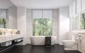 Gray, white, pewter, and black work together in this gorgeous bathroom by shed brand studios. White Bathroom Ideas The Home Depot