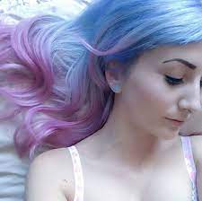 color block hair in pastell bilder haarfarben haar styling pastell haarfarben