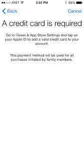 An apple id account is used to log into app store apps, iphone, ipad, and apple pc or laptops. Create Apple Id For A Child Credit Card Apple Community