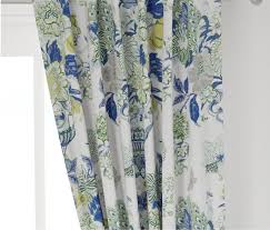 White drapes next to blue walls provide a warm and inviting feel. Blue Green Curtains Blue Green Floral Vase Large Floral Etsy Blue And Green Curtains Green Curtains Floral Curtains