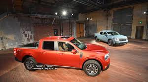 The upcoming ford maverick was spotted next to ford's revived ranger—and it looks small. T5v9glizxo7fgm