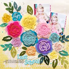 They are the hieroglyphics of angels, loved by all men for the beauty of the character, though. Felt Flowers Layout Paige Taylor Evans