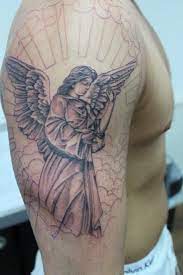 Greatest Angel Tattoos Meanings Ideas And Designs For 2018 Angel Tattoo Designs Angel Tattoo Arm Angel Tattoo Meaning
