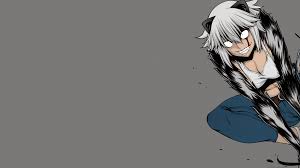 But who's to say short hair isn't attractive in anime or otherwise? Wallpaper Killing Bites Hitomi Uzaki Sumita Kazasa Short Hair White Hair Big Boobs Jeans White Eye Animal Ears Hybrid Animal Tomboy Fangs Manga Anime Girls 1920x1080 Zenome 1836807 Hd Wallpapers Wallhere