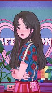 See more ideas about aesthetic anime, anime, anime art girl. Aesthetic Cartoon Girls Wallpapers Wallpaper Cave